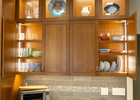 We added Hafele Loox lighting to every cabinet, cupboard, and drawer.